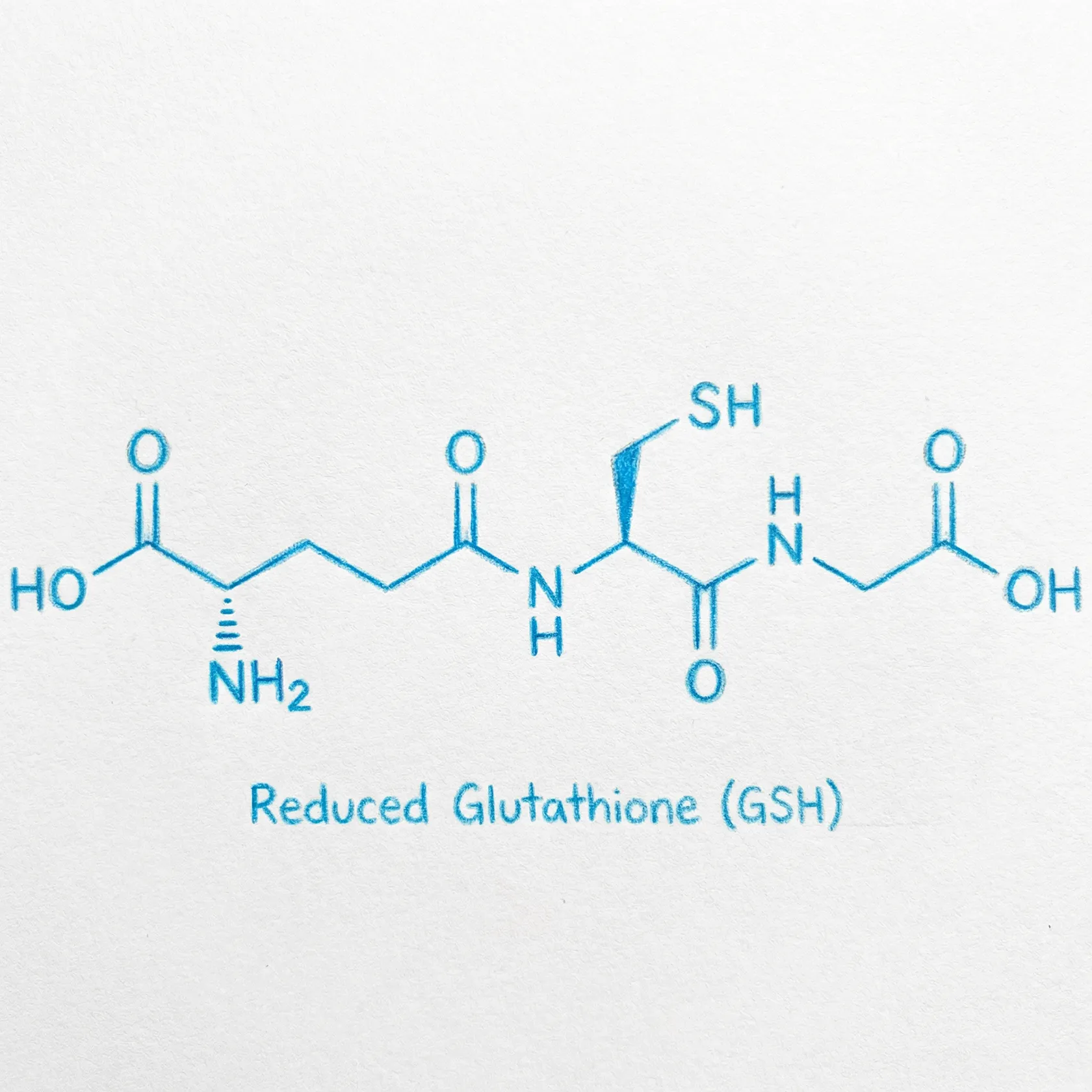 Reduced Glutathione (GSH) Molecule
