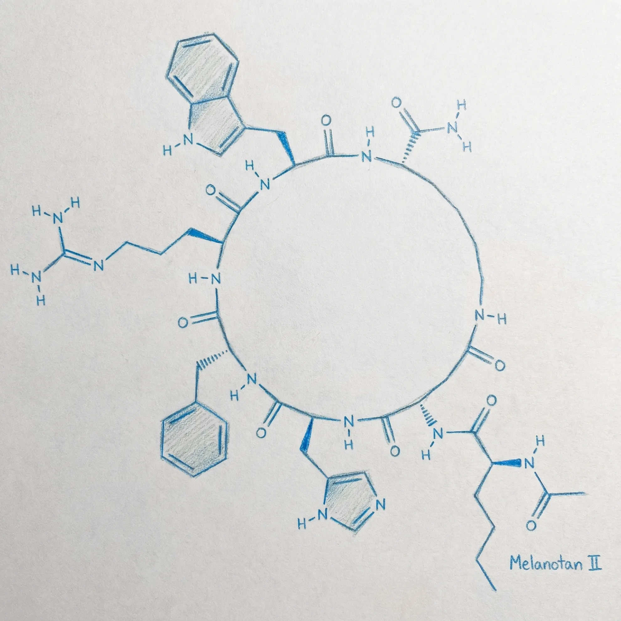 Melanotan II Molecule