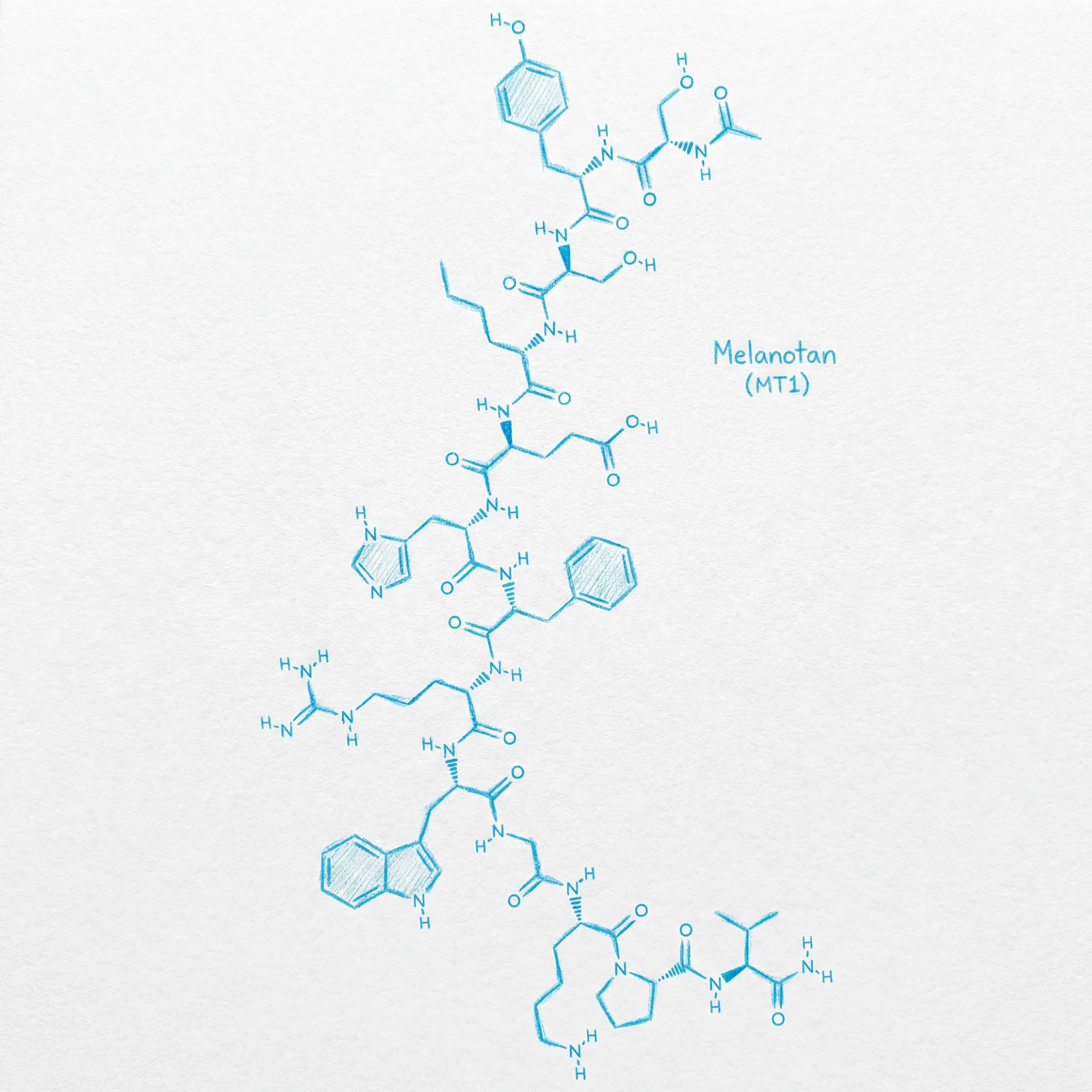 Melanotan 1 Molecular Structure