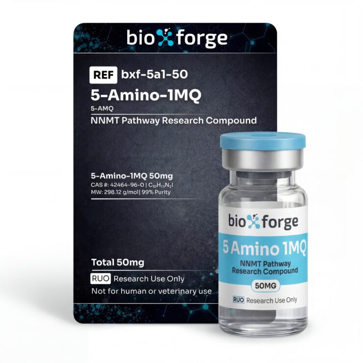 5-Amino-1MQ 50mg Vial and Card 5-Amino-1MQ 50mg Vial and Card