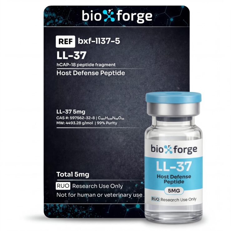 LL-37 5mg Vial and Product Card LL-37 5mg Vial and Product Card