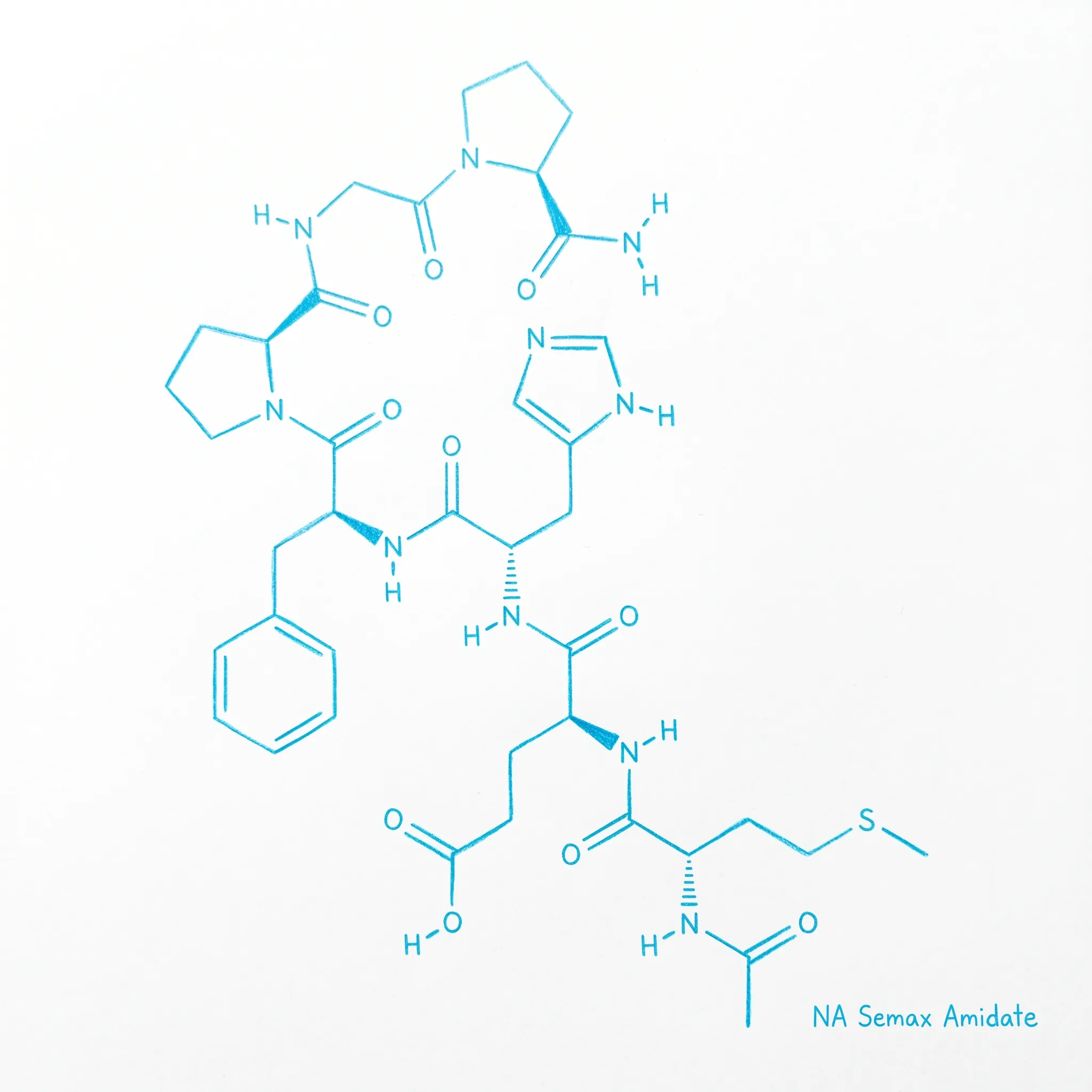 NA Semax Amidate Molecule
